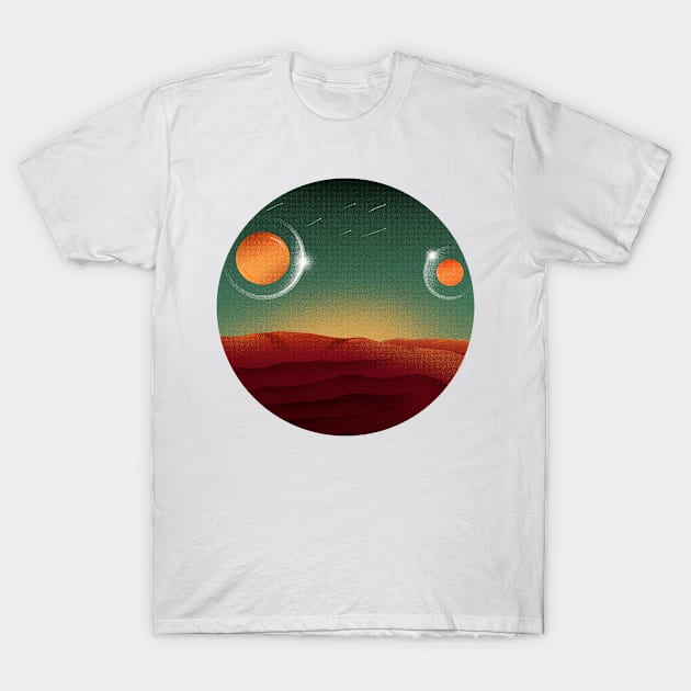 Stars and Planets T-Shirt by HustleHardStore